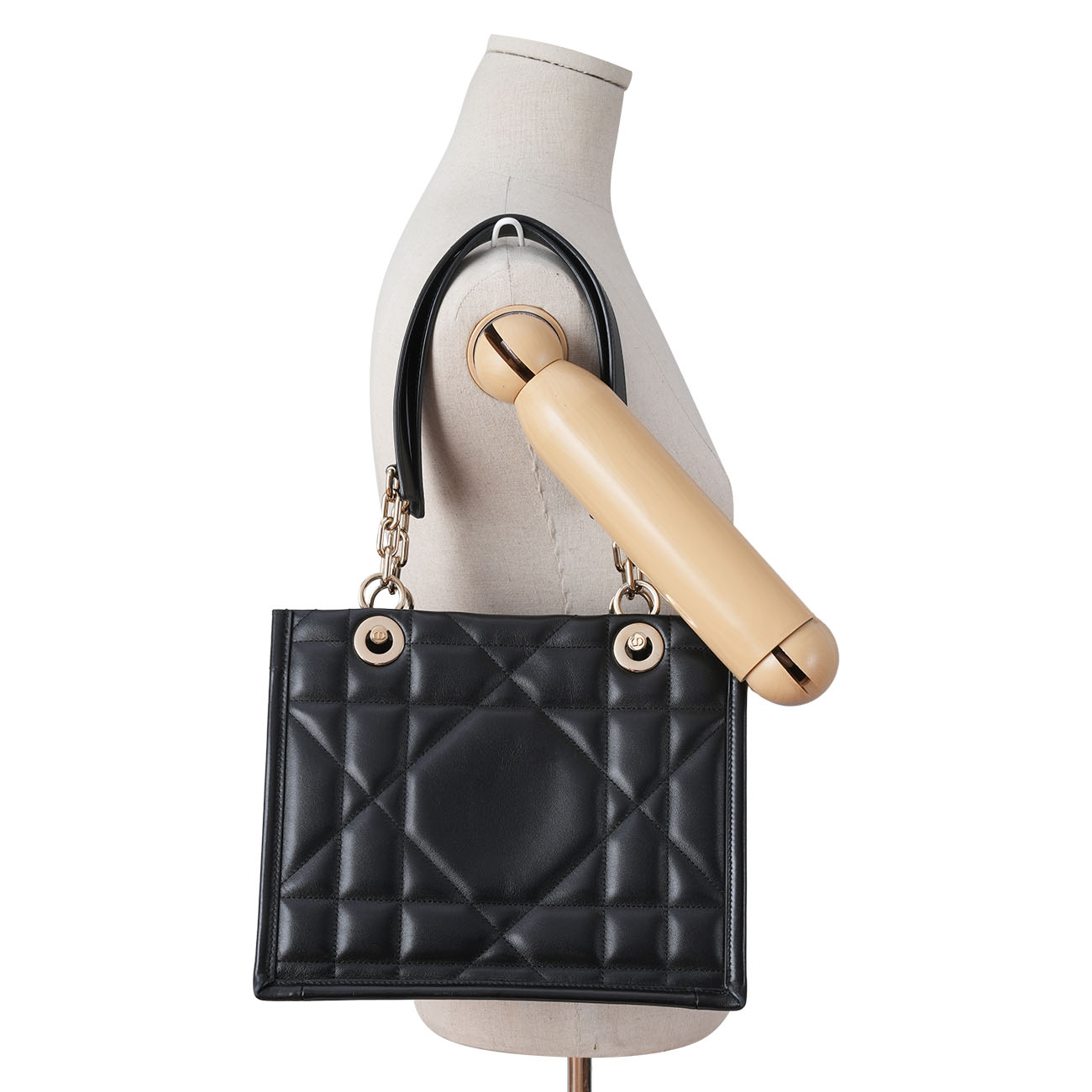 CHRISTIAN DIOR(USED)디올 에센셜 토트백 스몰 블랙